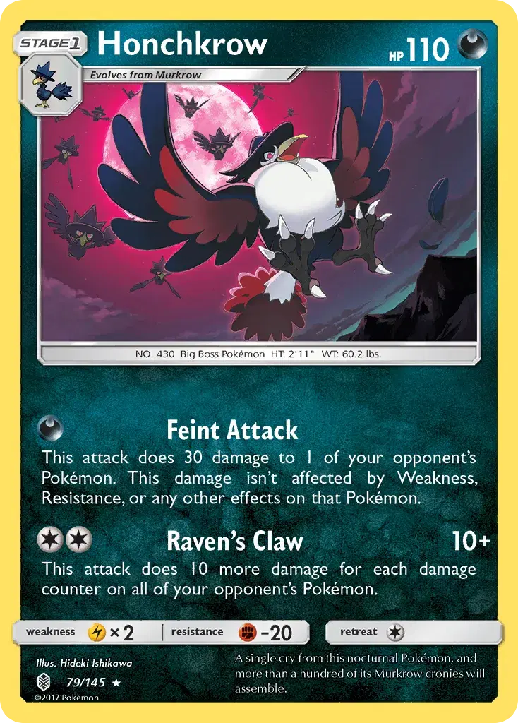 Honchkrow Guardians Rising 79