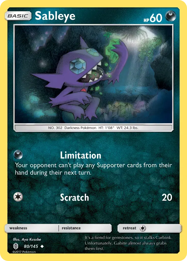 Sableye Guardians Rising 80