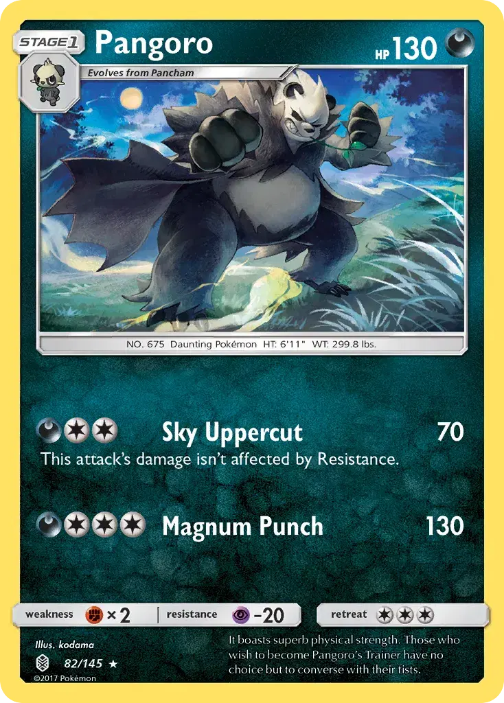 Pangoro Guardians Rising 82