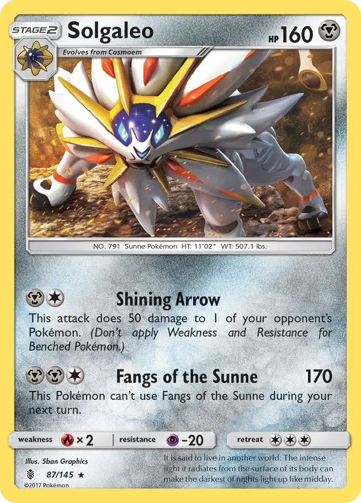 Solgaleo Guardians Rising 87