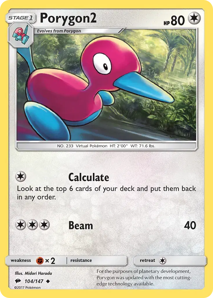 Porygon2 Burning Shadows 104