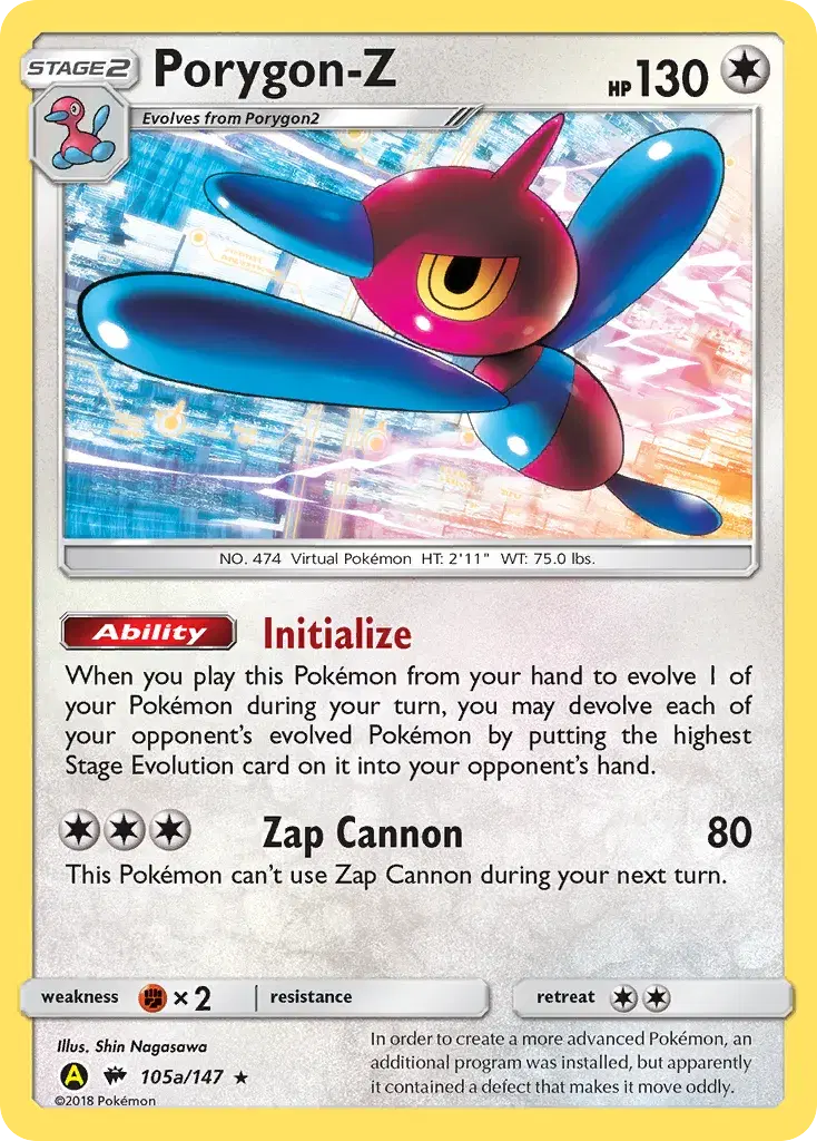 Porygon-Z Burning Shadows 105a