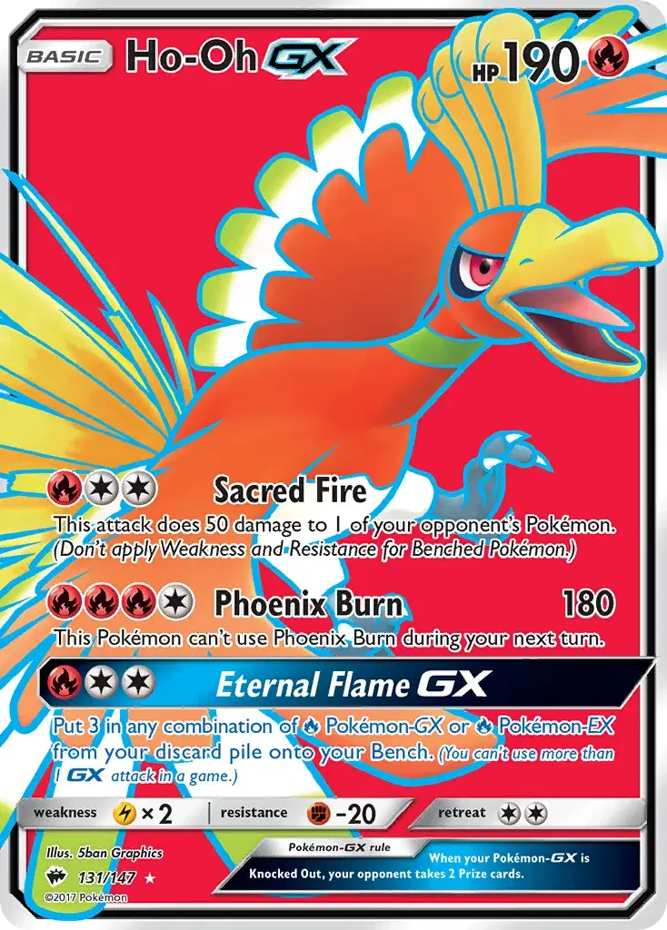 Ho-Oh-GX Burning Shadows 131