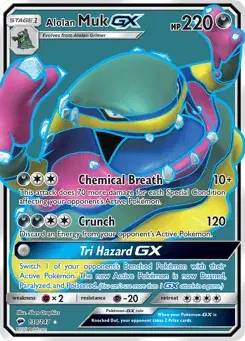 Alolan Muk-GX Burning Shadows