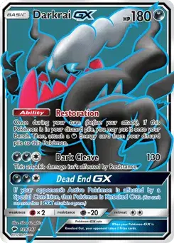Darkrai-GX Burning Shadows