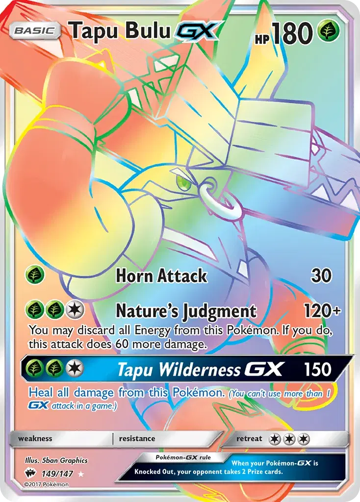 Tapu Bulu-GX Burning Shadows 149