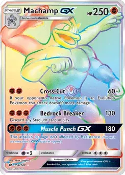 Machamp-GX Burning Shadows