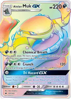 Alolan Muk-GX Burning Shadows