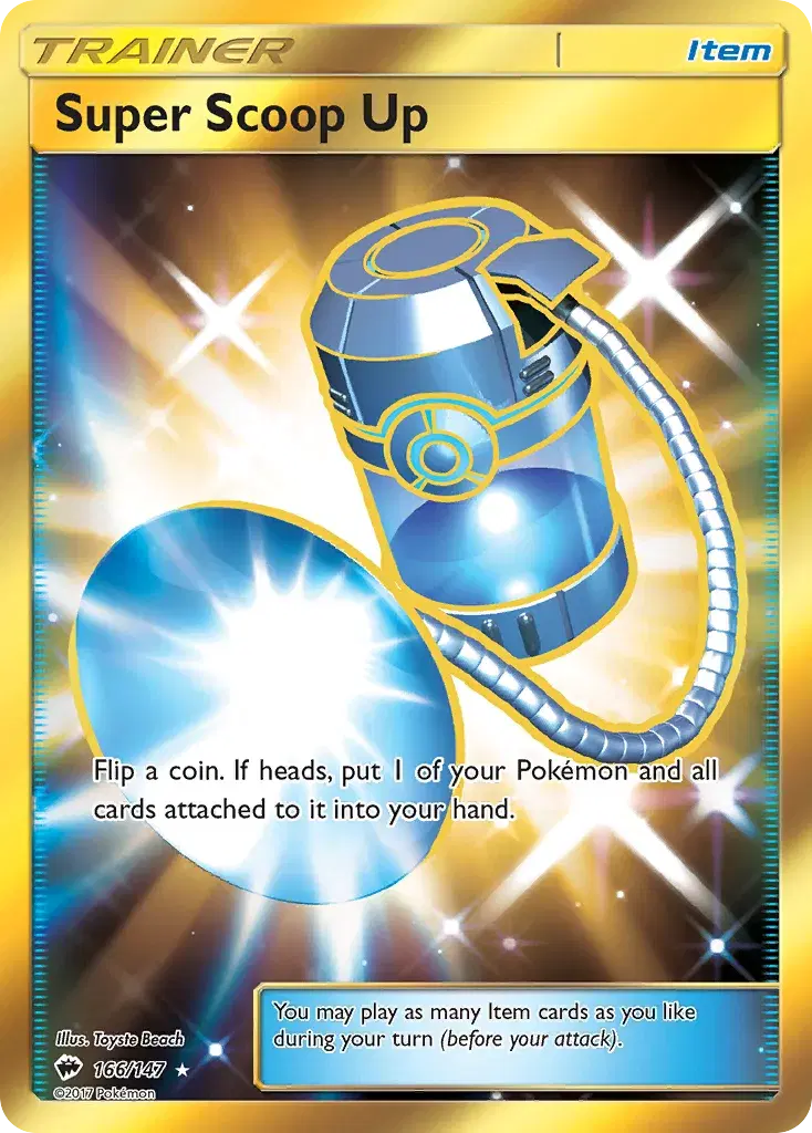 Super Scoop Up Burning Shadows 166