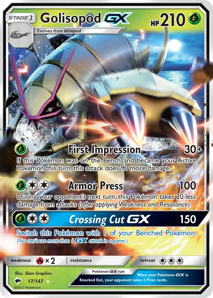 Golisopod-GX Burning Shadows 17