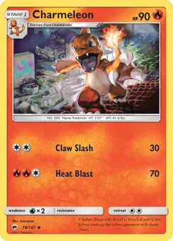 Charmeleon Burning Shadows