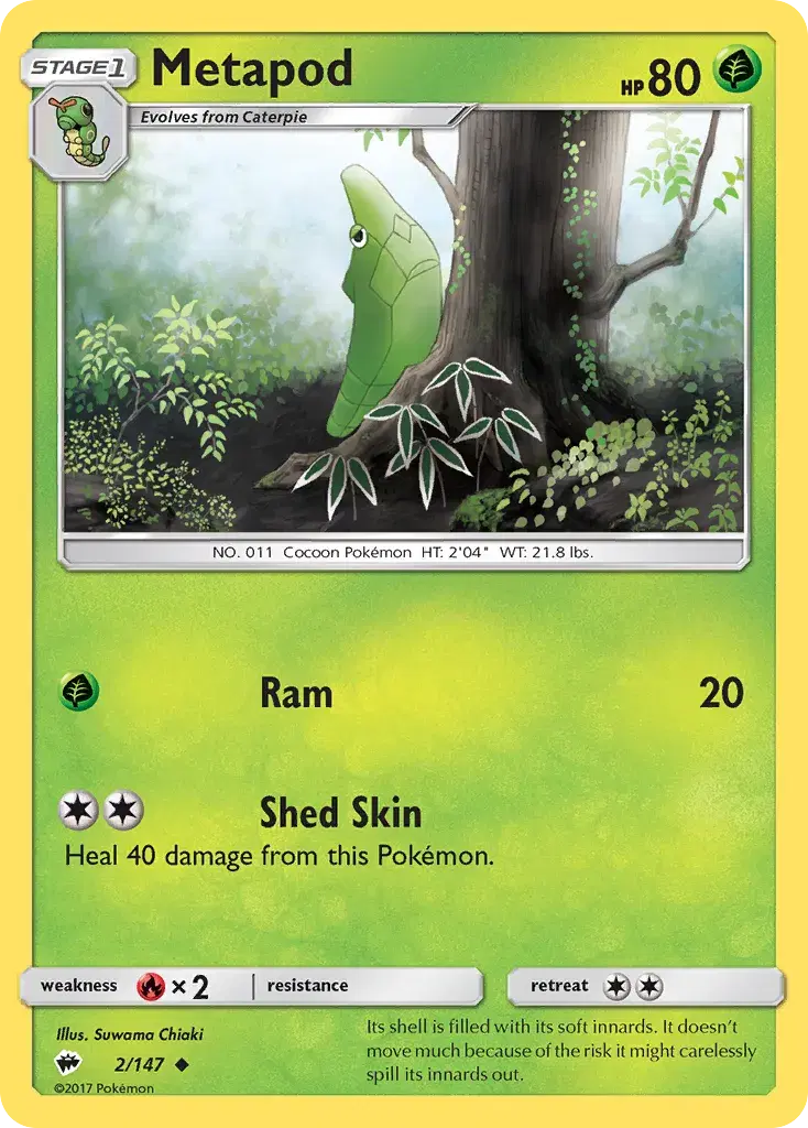 Metapod Burning Shadows 2