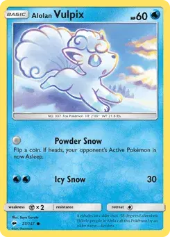 Alolan Vulpix Burning Shadows