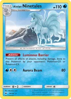 Alolan Ninetales Burning Shadows