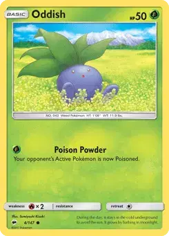 Oddish Burning Shadows