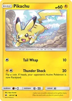 Pikachu Burning Shadows
