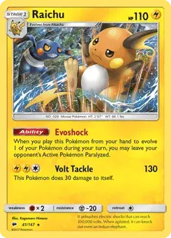 Raichu Burning Shadows