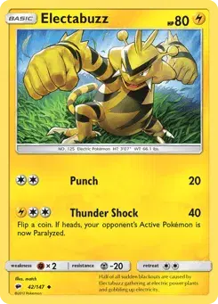 Electabuzz Burning Shadows