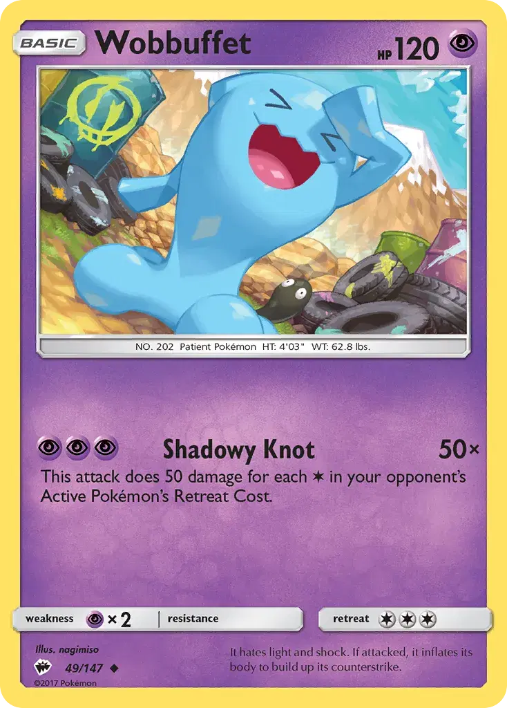 Wobbuffet Burning Shadows 49