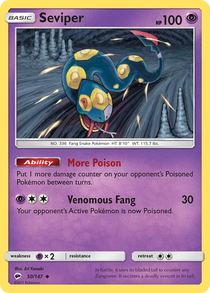 Seviper Burning Shadows 50