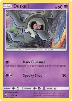 Duskull Burning Shadows