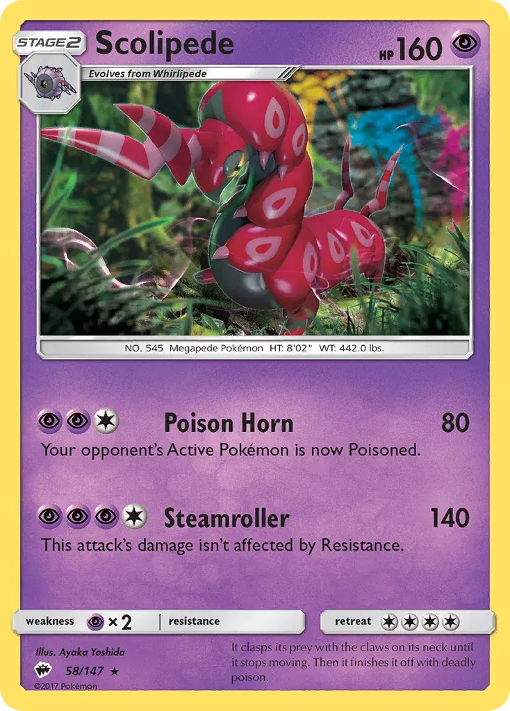 Scolipede Burning Shadows 58