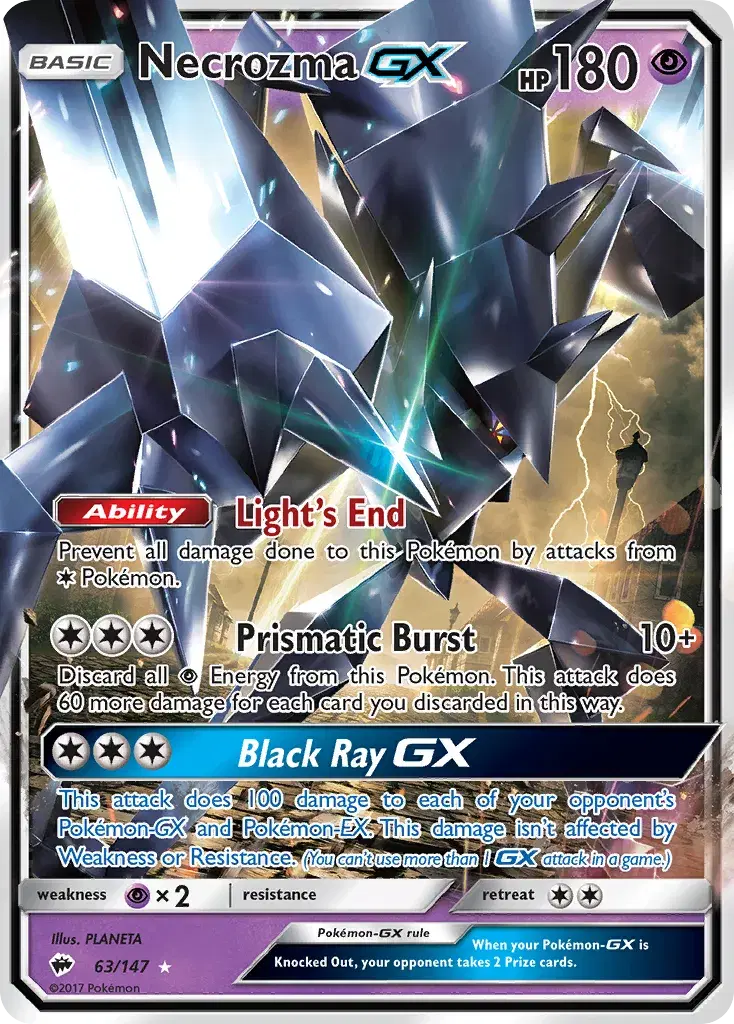 Necrozma-GX Burning Shadows 63