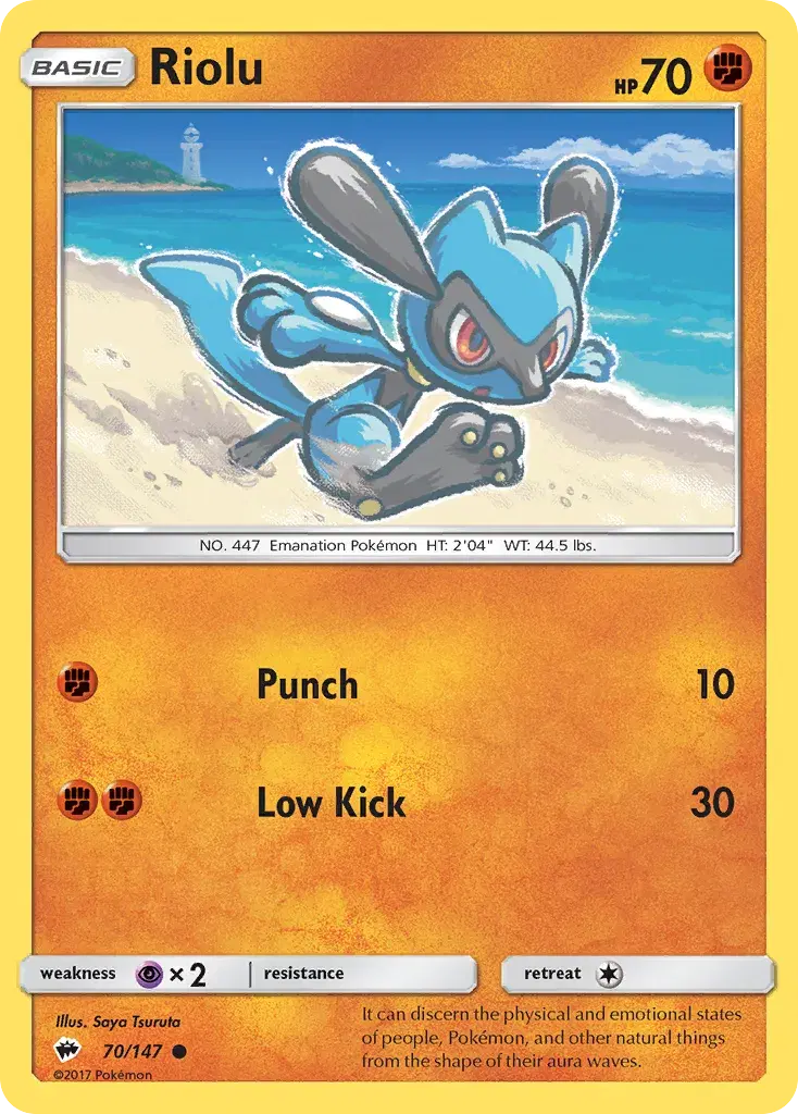 Riolu Burning Shadows 70