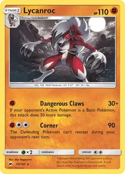 Lycanroc Burning Shadows