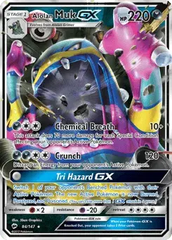 Alolan Muk-GX Burning Shadows