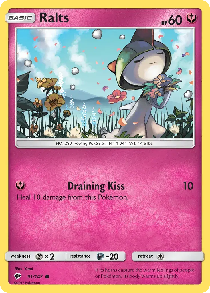 Ralts Burning Shadows 91