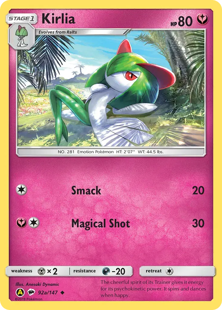 Kirlia Burning Shadows 92a