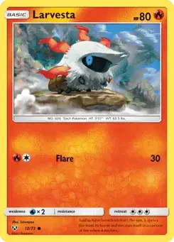 Larvesta Shining Legends