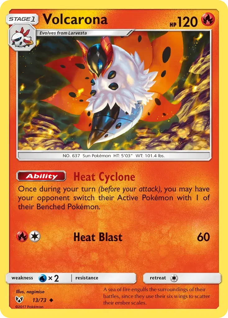Volcarona Shining Legends 13