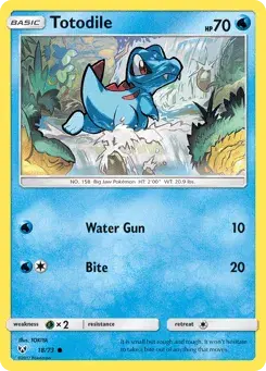 Totodile Shining Legends