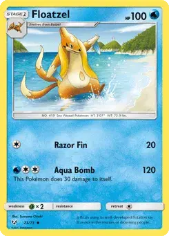 Floatzel Shining Legends