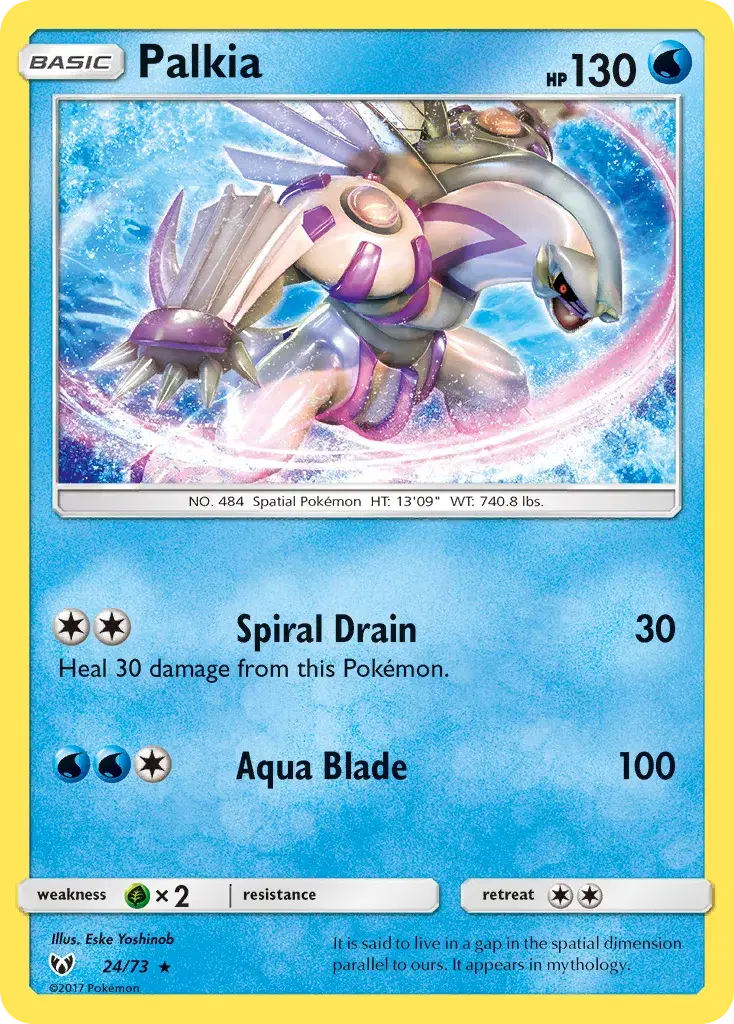 Palkia Shining Legends 24