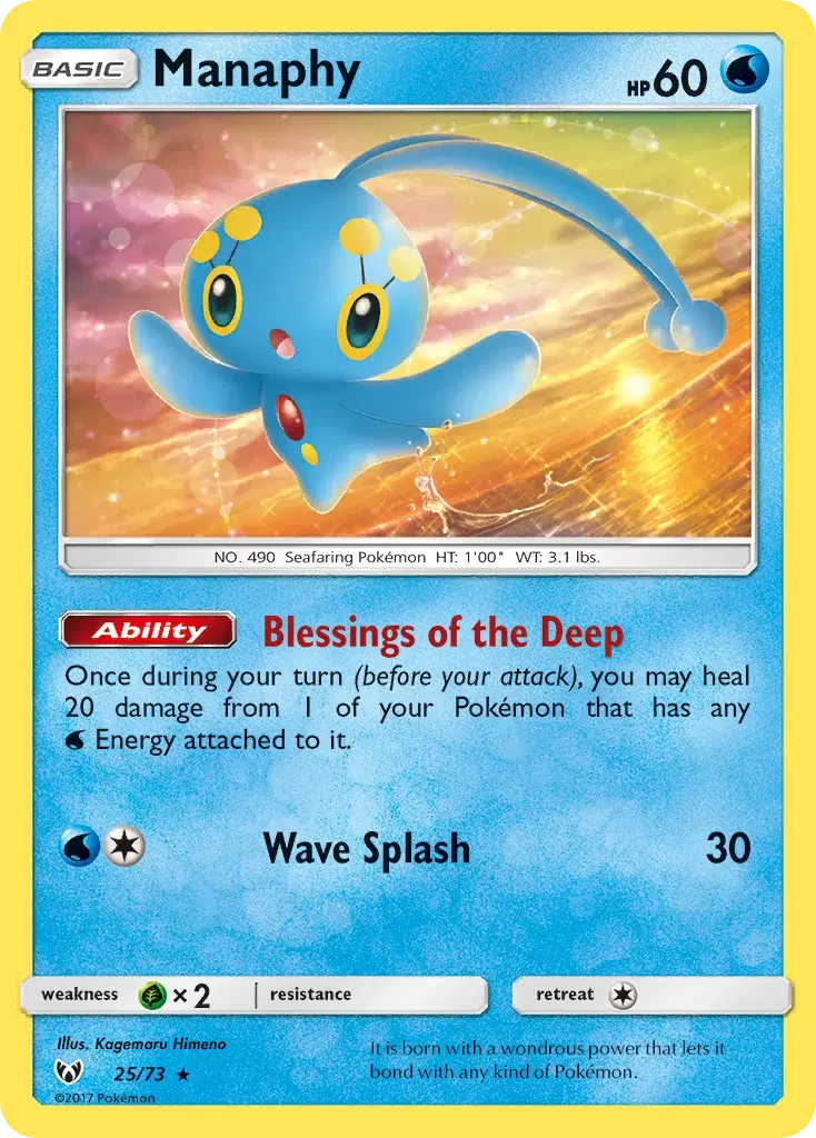 Manaphy Shining Legends 25