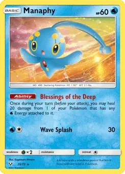 Manaphy Shining Legends