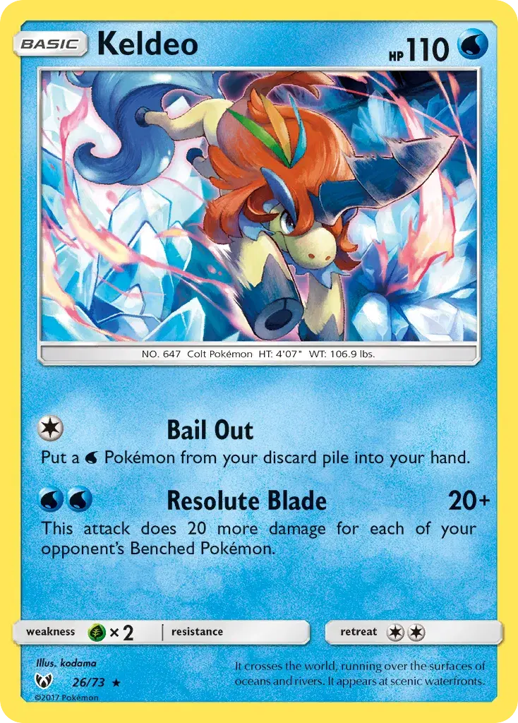 Keldeo Shining Legends 26