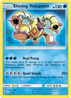 Shining Volcanion Shining Legends