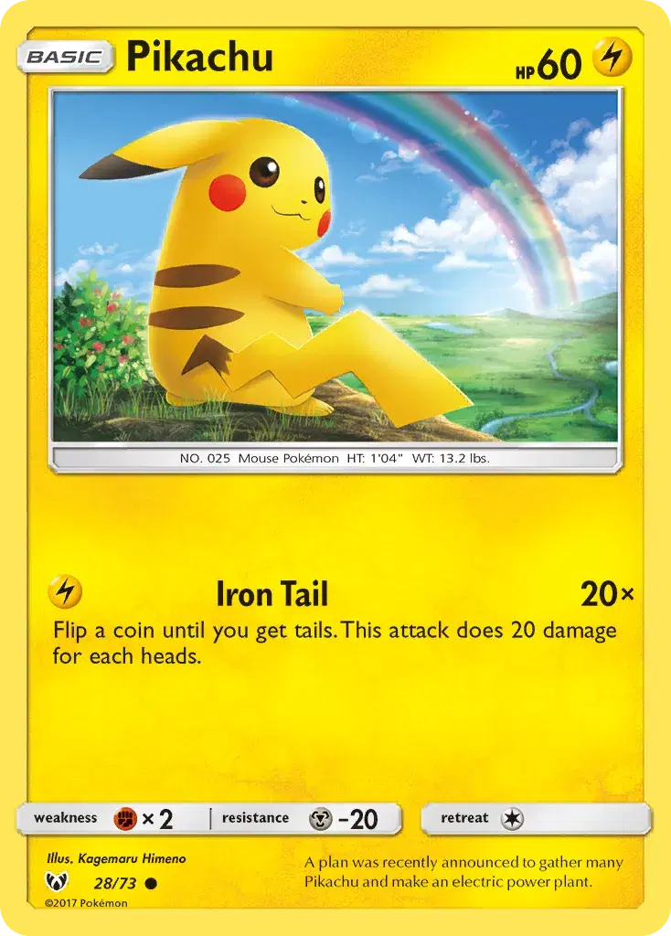 Pikachu Shining Legends 28