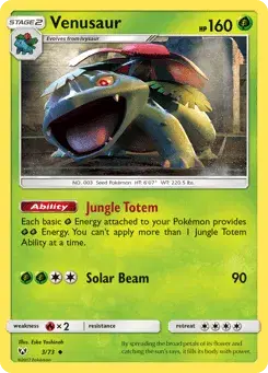 Venusaur Shining Legends
