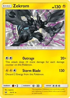 Zekrom Shining Legends