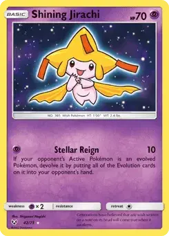 Shining Jirachi Shining Legends