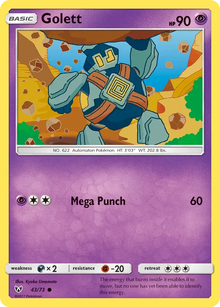 Golett Shining Legends 43