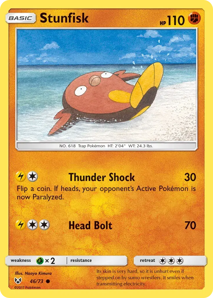 Stunfisk Shining Legends 46