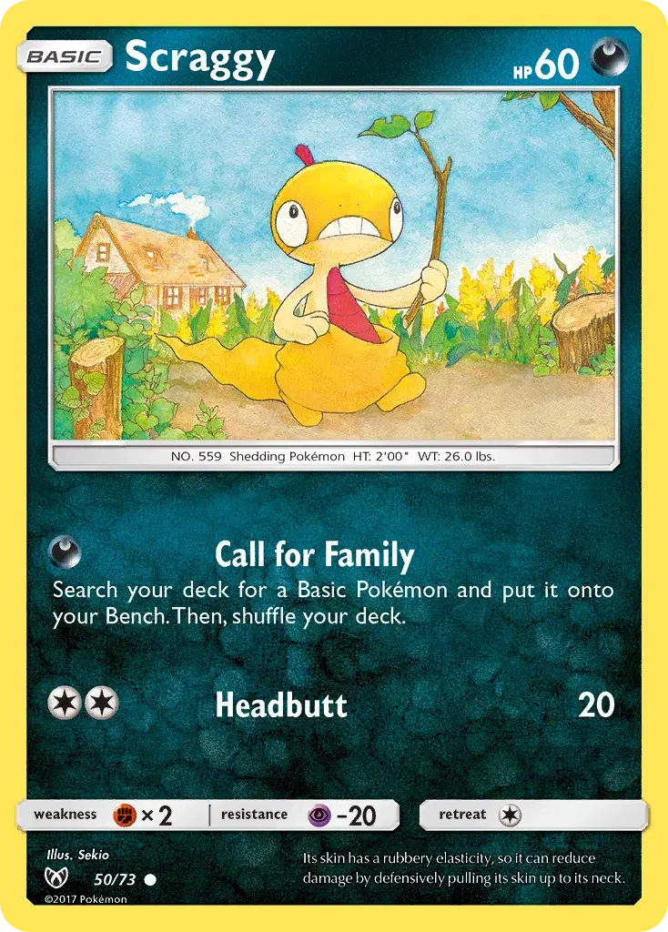 Scraggy Shining Legends 50