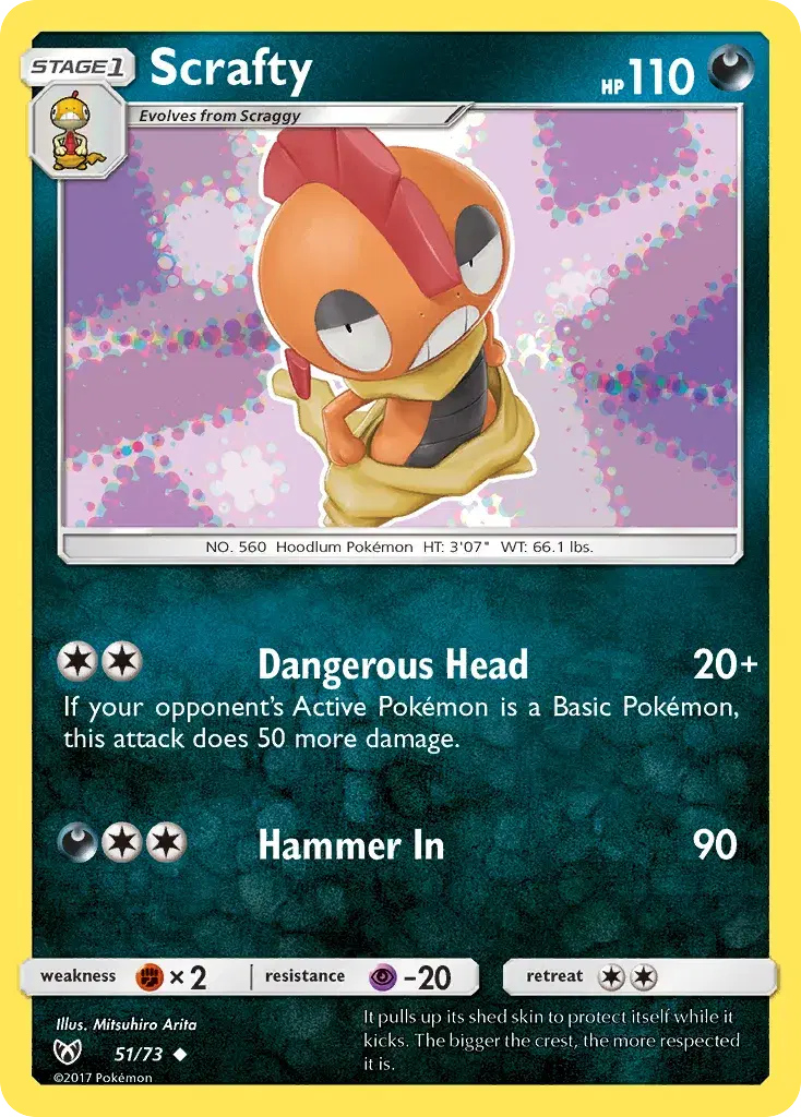 Scrafty Shining Legends 51