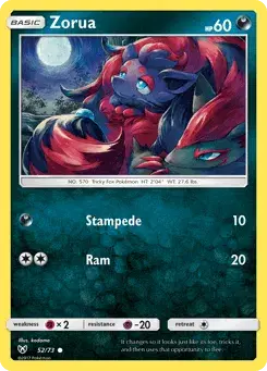 Zorua Shining Legends